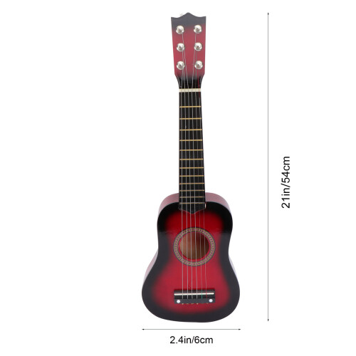 Guitarra 21 Polegadas Para Crianças (Vermelha) 2