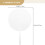 8 Unidades De Leques Para Pintura DIY PVC 3