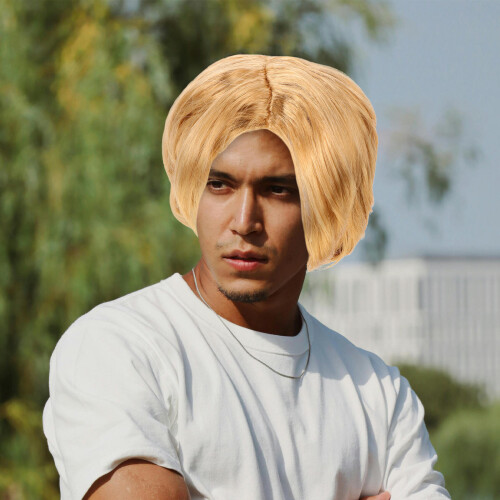 Wig Para Engraçada, Peruca Curta Masculina 2