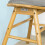 SoBuy Folding Bamboo Stool with Cushion 5