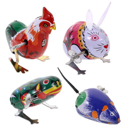 4Pcs De Corda Animais Saltitantes Ferro Crianças 1