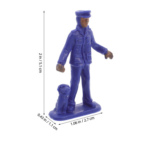 50 Pcs De Policial Realistas Para Decoração De De 1
