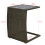 SoBuy Sofá Mesa Lateral com Rodas e Suporte Telefone 3