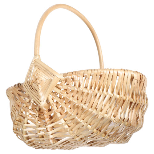 Cesta De Trançada Com Alça Para E