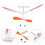 1 Conjunto Avião A Borracha Montagem Diy 4