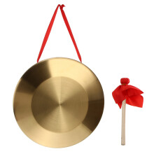 Conjunto De Gongue Chinês Cobre Com