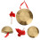 Conjunto De Gongue Chinês Cobre Com 2