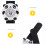 2 Unidades Relógio Panda Silicone 6