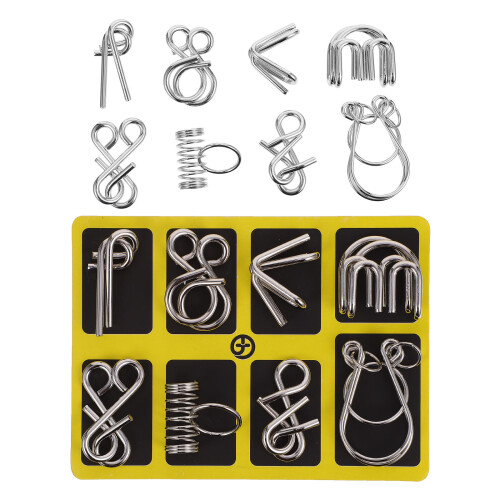 2 Set Smärtsamma Spännes Ringspel Lås