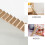 3 Delar Miniatyrtrappor 1:12 Av För Dockskåp DIY 8