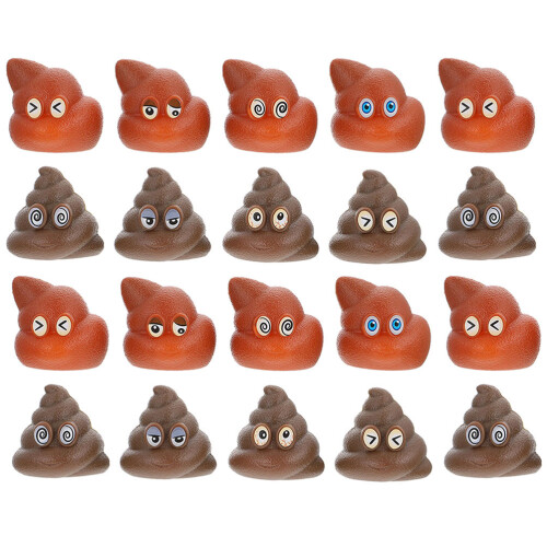 20 Unidades De Cocó Falso Plástico Para