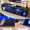 180cm High-Gloss Black LED TV Stand, 2 Drawers 5