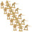 20 Unidades Cowboy Miniatura Ocidental Decoração 11