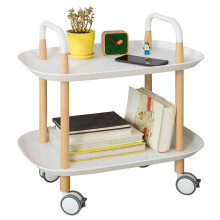SoBuy Kitchen Island Trolley with Seating, FKW76-W