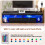 180cm High-Gloss Black LED TV Stand, 2 Drawers 6