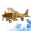 Brinquedo De Madeira Avião Crianças Artesanato 8