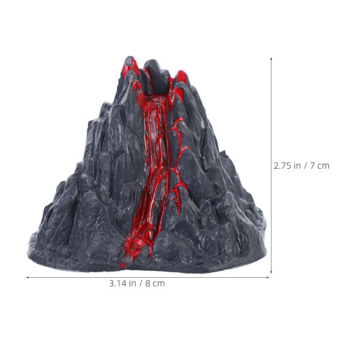 10Pcs Simulation Volcano Toy Model Landscape Adornment 1
