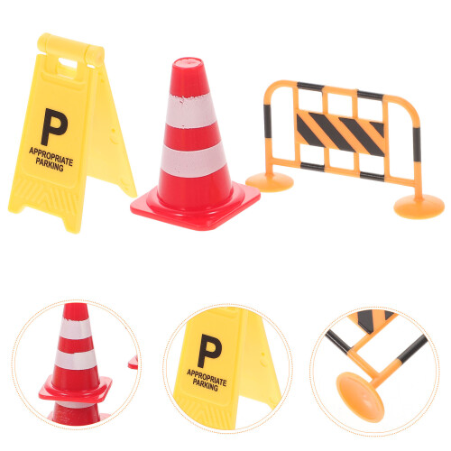 1 Conjunto Sinal Trânsito Simulado Brinquedo Rodoviária 2