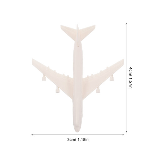 Micro Plástico 1/300 Avião Decoração Exposição 1