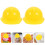 40 Unidades Mini Chapéus Construção Capacete Brinquedo 3