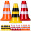 15 Mini Cones De Tráfego Para Cenários Miniatura 4