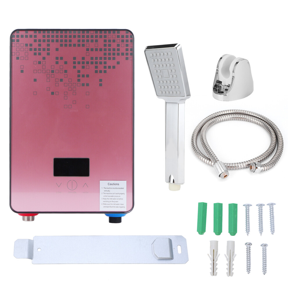 Electric Tankless Water Heater, On-Demand Heating Solution With Digital Display For Effortless Control, Designed For Safe And Reliable Use 9061222274120