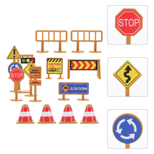 2 Conjuntos De Mini Placas E Com Adesivos 1