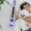 21 Polegadas Ukulele Maciça Brinquedo Educativo 6