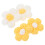 4 Unidades Floral para Aplicação Roupas 6