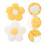 4 Unidades Floral para Aplicação Roupas 10