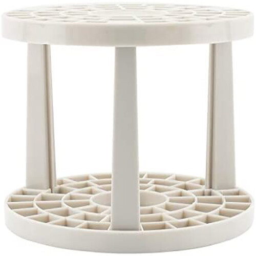 Artists' Haven: Brush Storage Holder, Adjustable Slots For Studio Organization, Universal Brush Compatibility, Easy Assembly