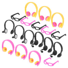 18 Unidades Óculos Para Mini Fones De Ouvido Acessórios