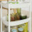 SoBuy White 3-Tier Plastic Trolley on Wheels 6