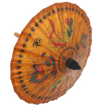 1 Guarda-Chuva Oleado Pintado Com Dragão E
