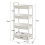 SoBuy White 4-Tier Plastic Serving Trolley 3