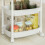 SoBuy White 4-Tier Plastic Serving Trolley 7