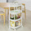 SoBuy White 4-Tier Plastic Serving Trolley 4