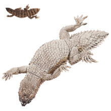 de lagarto plástico, réplica artificial