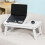 SoBuy Table de lit pliable pour PC portable, double plateau 5