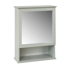 SoBuy Szafka łazienkowa ścienna z lustrem 46x17x62cm