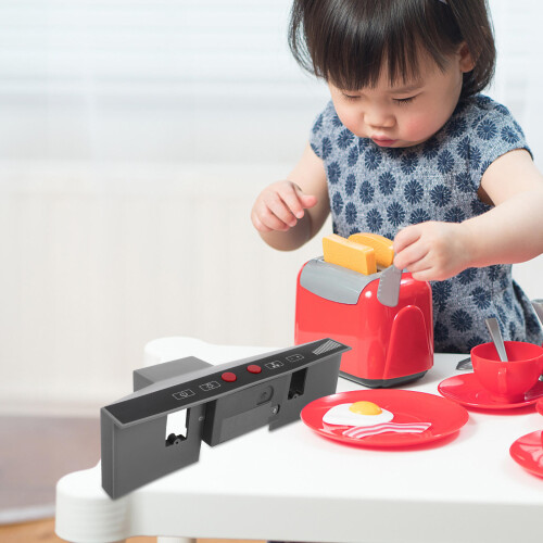 Play Kitchen Toy Para Crianças Com Exaustão E Indução 2