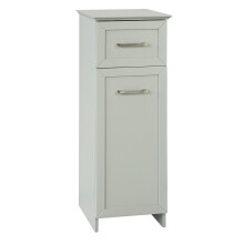 SoBuy Grey Small Bathroom Cabinet with Drawers