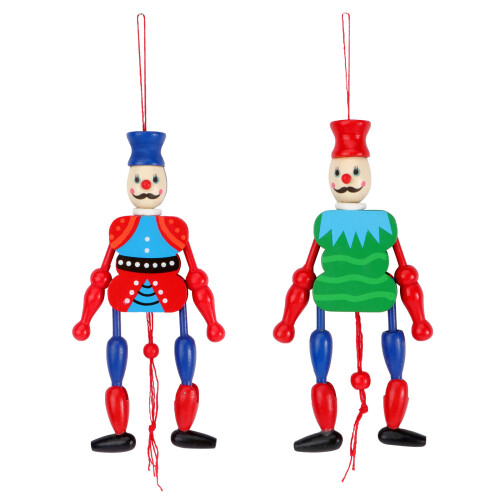 2 Stuks Marionet Handgemaakte Figuur Decoratie