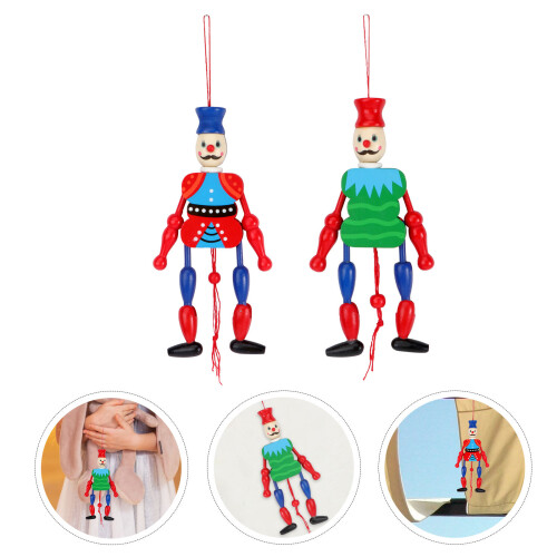 2 Stuks Marionet Handgemaakte Figuur Decoratie 2