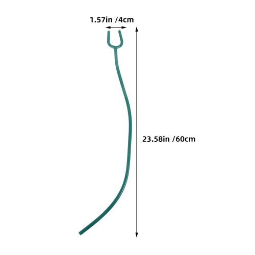 2St Flexibla PVC Stetoskoprör Gröna Y- Reservdelar 1