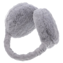 Grijze Winter Ear Warmers Buitenshuis Oorwarmers Duurzaam