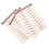 3 Folhas De Adesivos Para Sobrancelhas Descartáveis 1