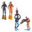 4Pcs PVC-simulerad Dykare- , Mini Sandbords-scen Figur 5