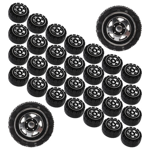 50 Pièces Roues De Remplacement Pour Jouet, Diy 2