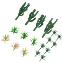 18Pcs Artificial Tree Model Mini Plants For Train Landscape